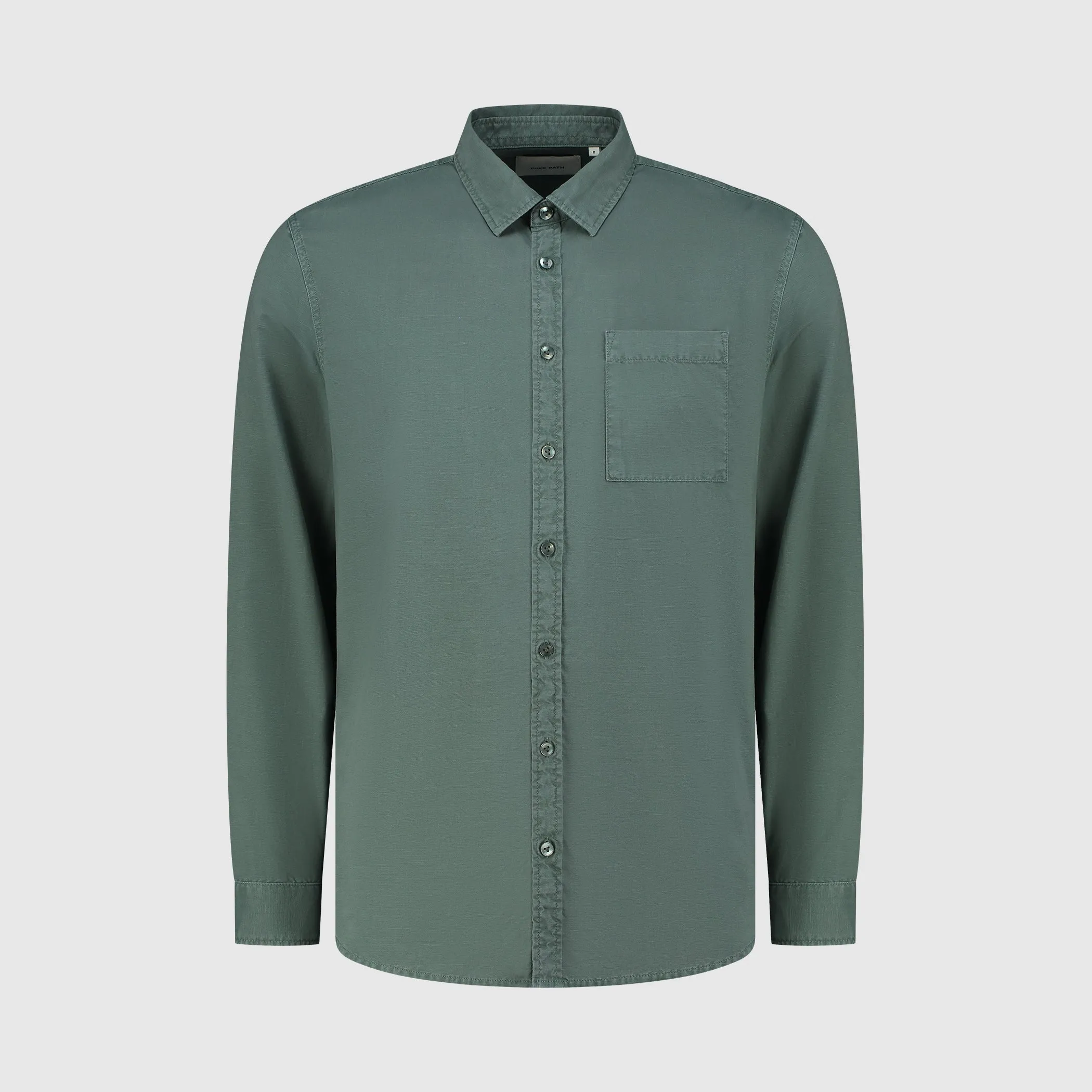 Garment Dye Shirt | Faded Green