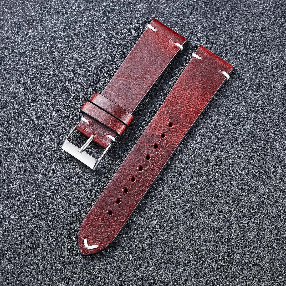 Garmin Descent MK 1 Vintage Oiled Leather Watch Straps