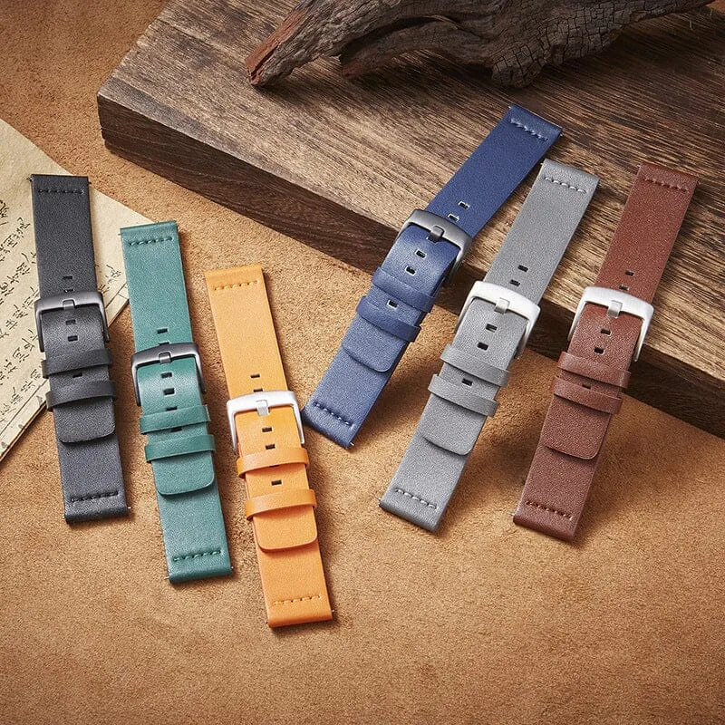 Garmin Fenix 7s Leather Watch Straps