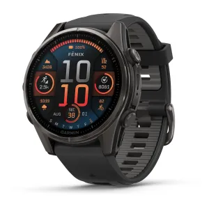 Garmin | Fenix 8 AMOLED Sapphire | Carbon Gray DLC Titanium/Black