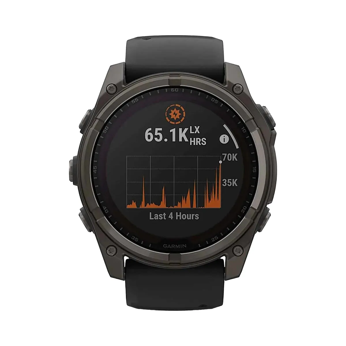 GARMIN Fenix 8 Multisport GPS Solar Watch - Sapphire/Titanium Black