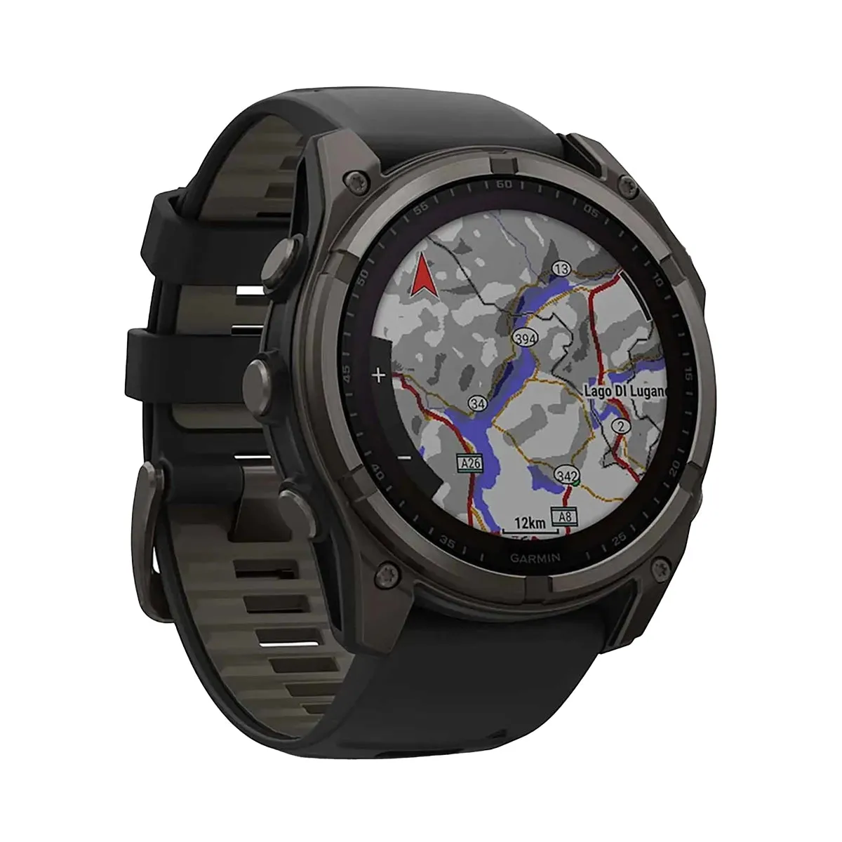 GARMIN Fenix 8 Multisport GPS Solar Watch - Sapphire/Titanium Black