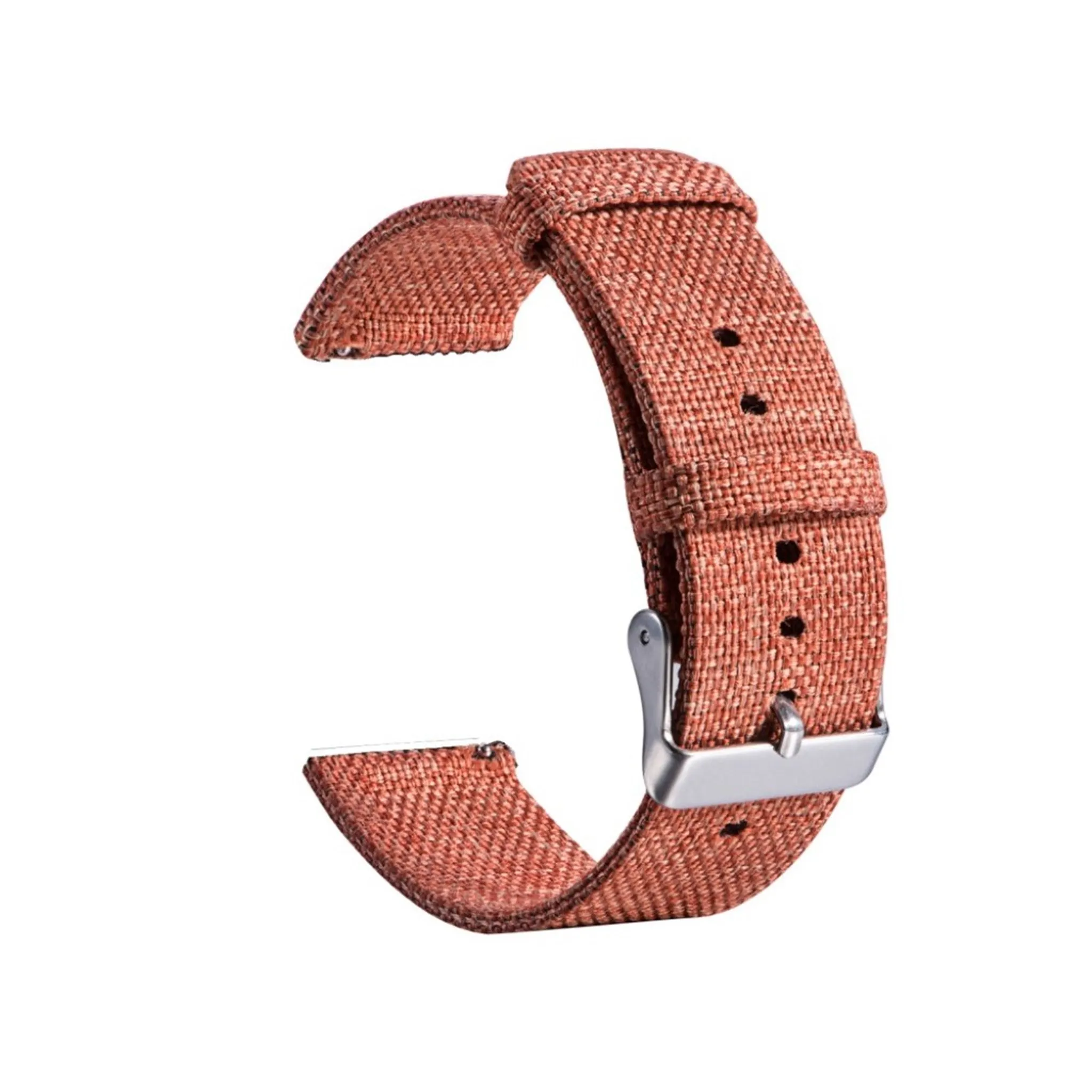 Garmin Vivomove HR nylon canvas watch band replacement - Orange