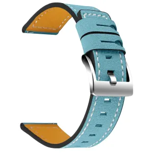 Garmin Vivomove Luxe cowhide leather watch strap - Blue