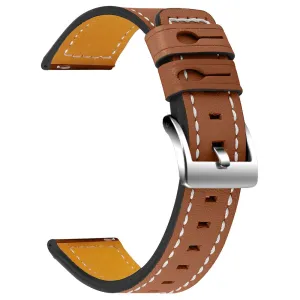 Garmin Vivomove Luxe cowhide leather watch strap - Brown