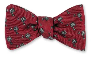 Garnet Palmetto Bow Tie - B1823