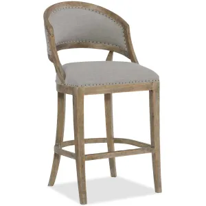 Garnier Barrel Back Bar & Counter Stool