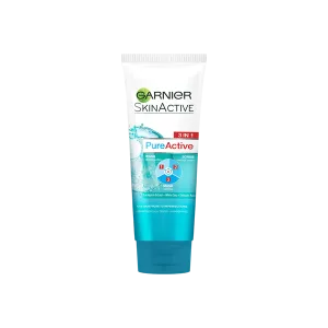 Garnier Pure Active 3 In 1 Clay Wash Scrub Mask 50ml