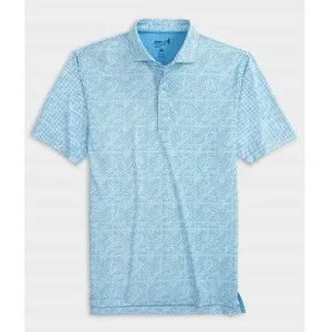 Gaston Printed Jersey Performance Polo in Maliblu by Johnnie-O