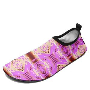 Gathering Earth Lilac Kid's Sockamoccs Slip On Shoes