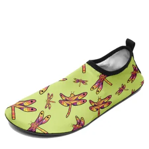 Gathering Lime Kid's Sockamoccs Slip On Shoes