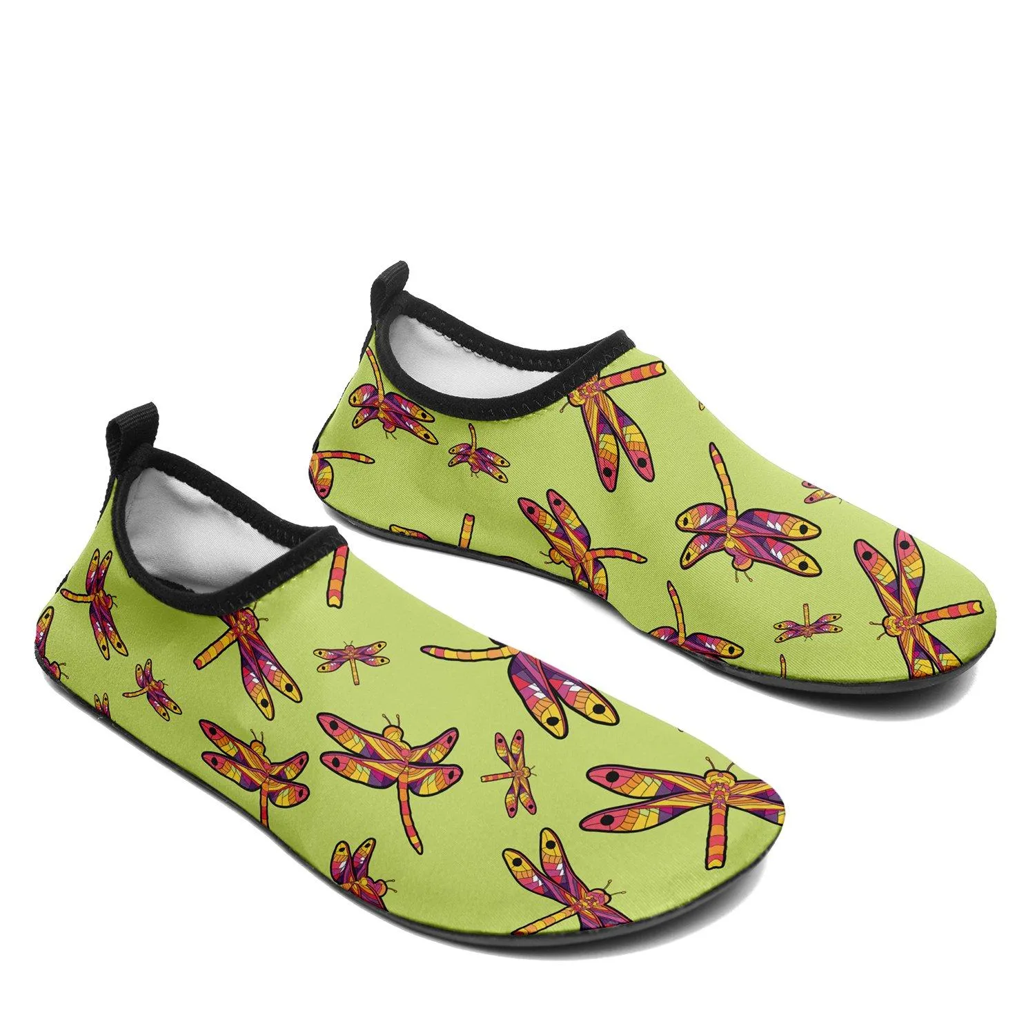 Gathering Lime Kid's Sockamoccs Slip On Shoes