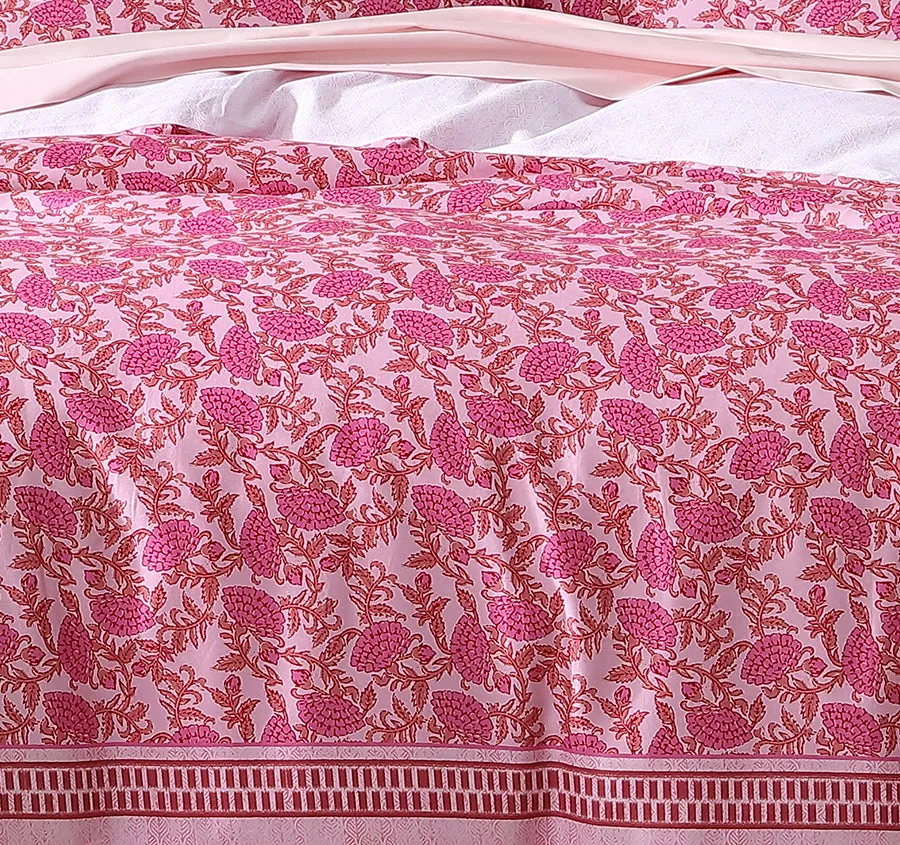 Gatika Quilt Cover Set Range Pink