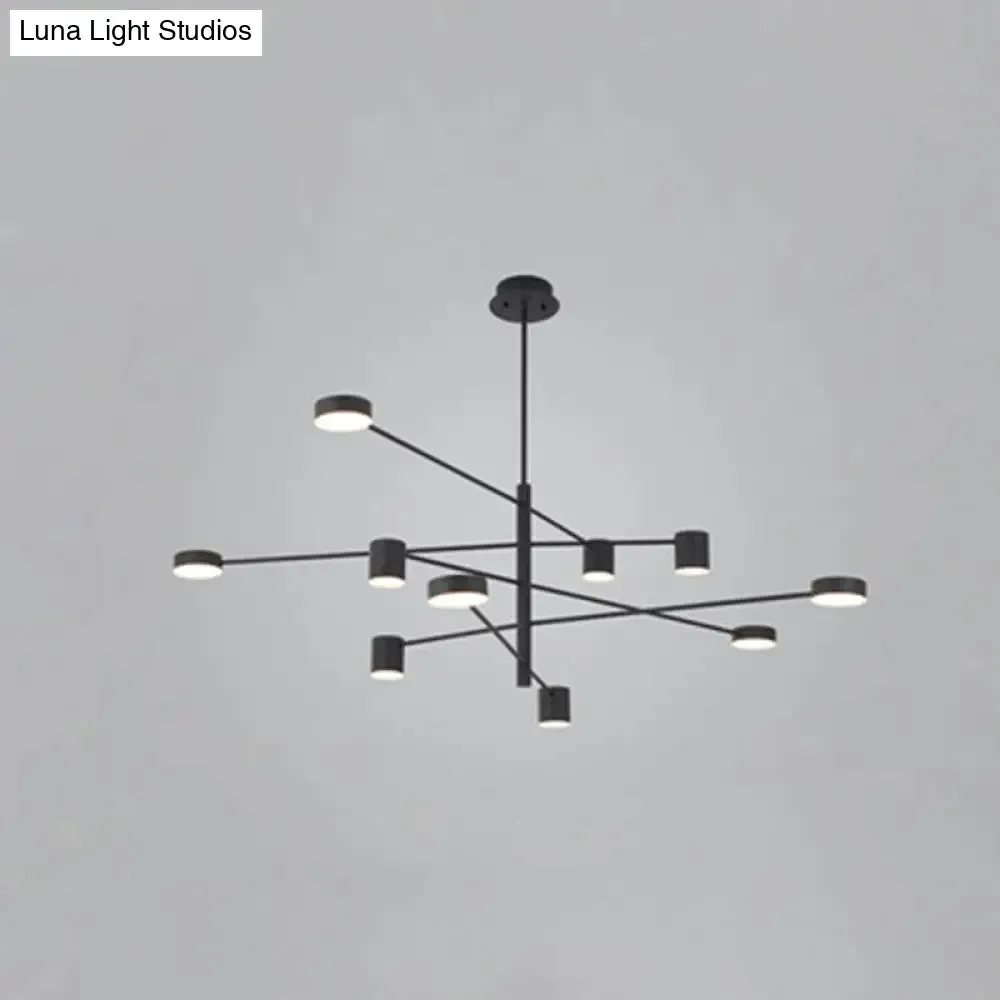 Gatria - Contemporary Sputnik Chandelier: Metal Pendant Light