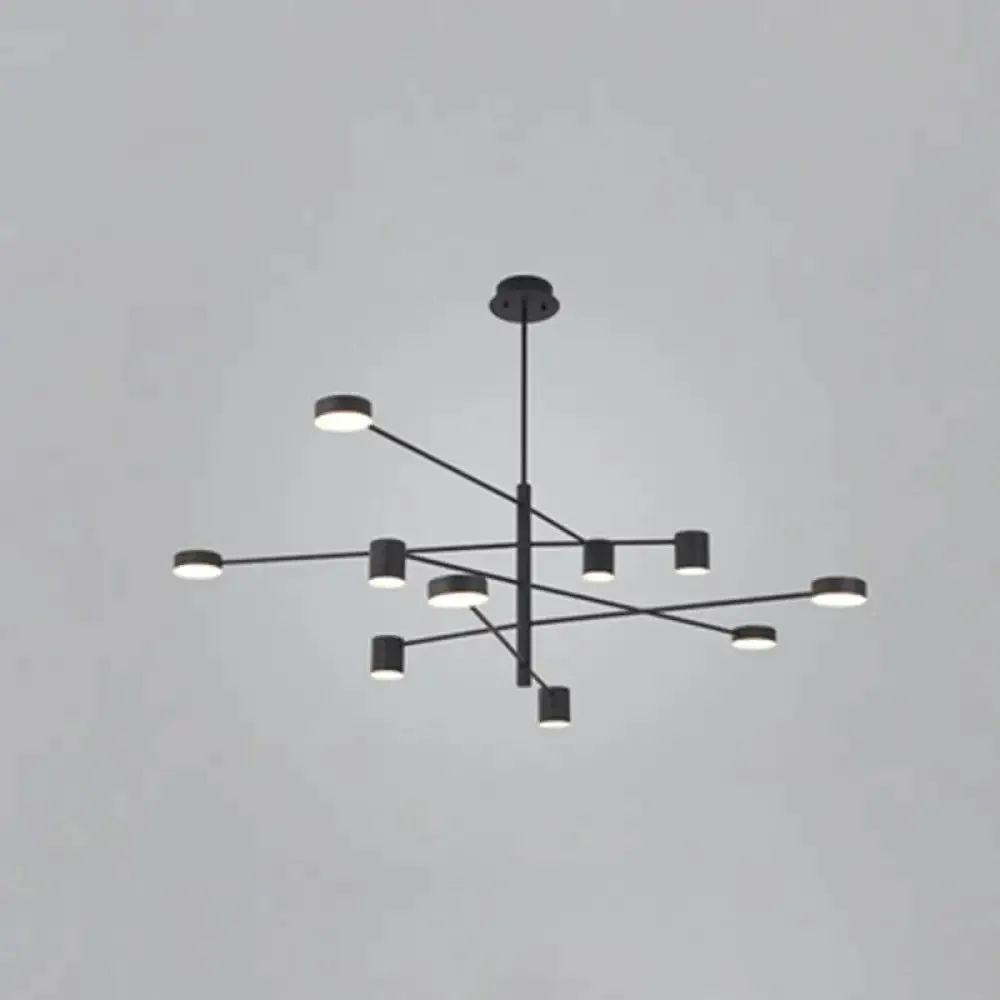 Gatria - Contemporary Sputnik Chandelier: Metal Pendant Light