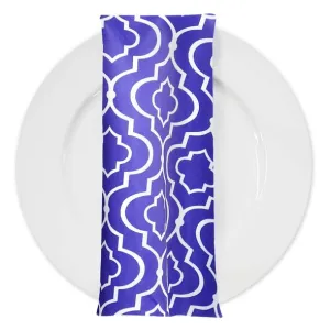 Gatsby Print (Lamour) Table Napkin in Purple