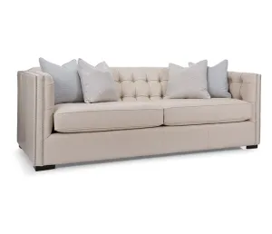 Gatsby Sofa - Cream Leather - Custom