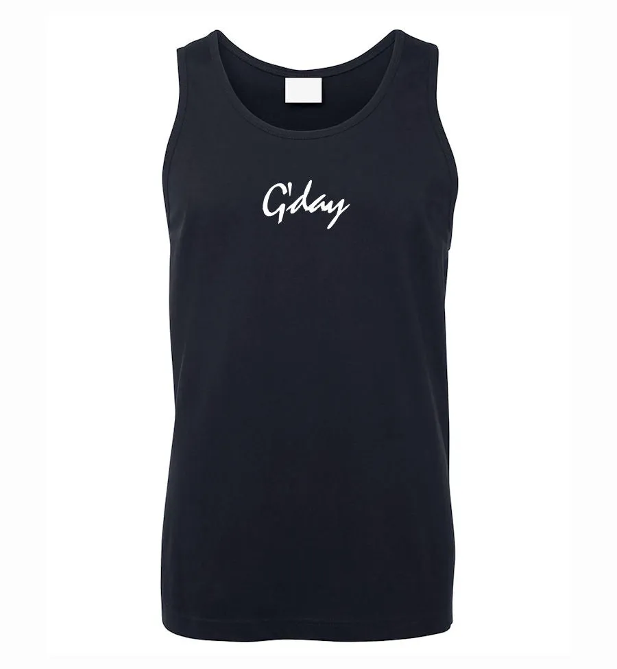 G'day Mens Singlet (Colour Choices)