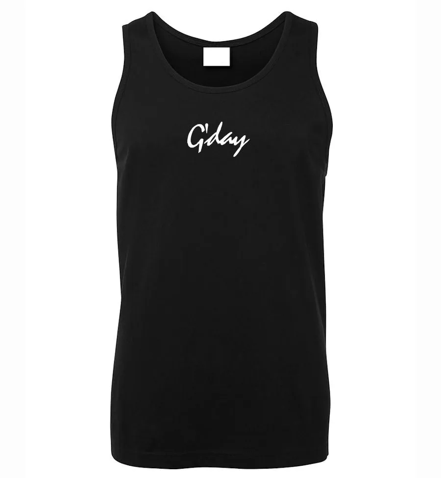 G'day Mens Singlet (Colour Choices)