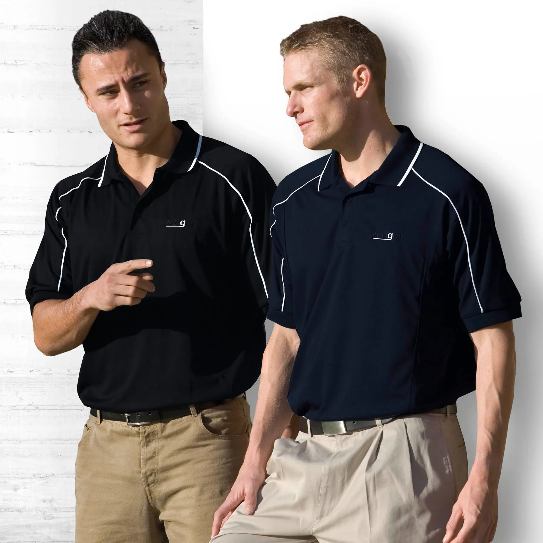 Gear For Life Men's Dri Gear Eyelet Polo (DGEP)