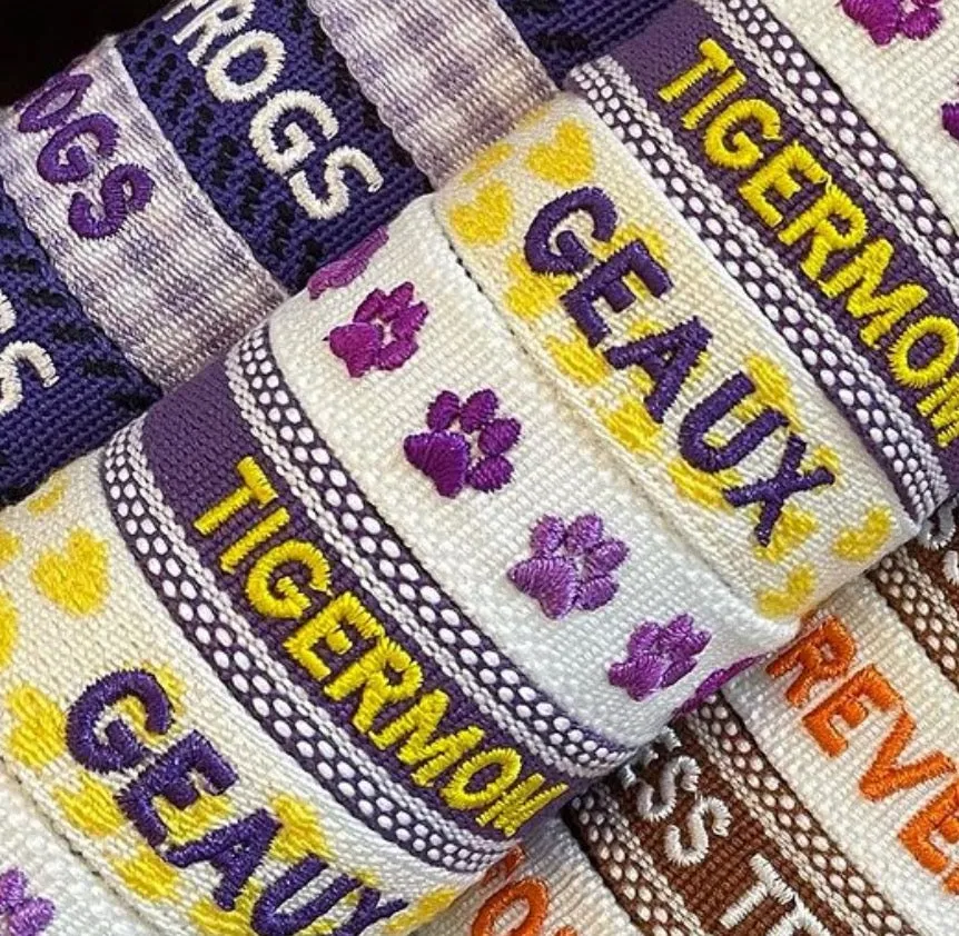 Geaux Team Tassel Bracelet