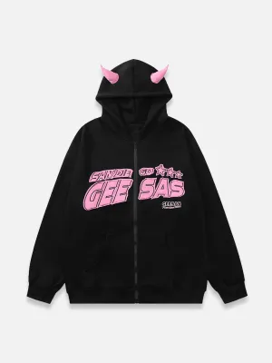 GEESAS ZIP-UP HOODIE