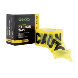 Gekko 3 in. x 1,000 ft. Yellow Caution Safety Tape