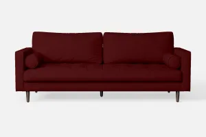 Gela 2 Seater Sofa Red Leather