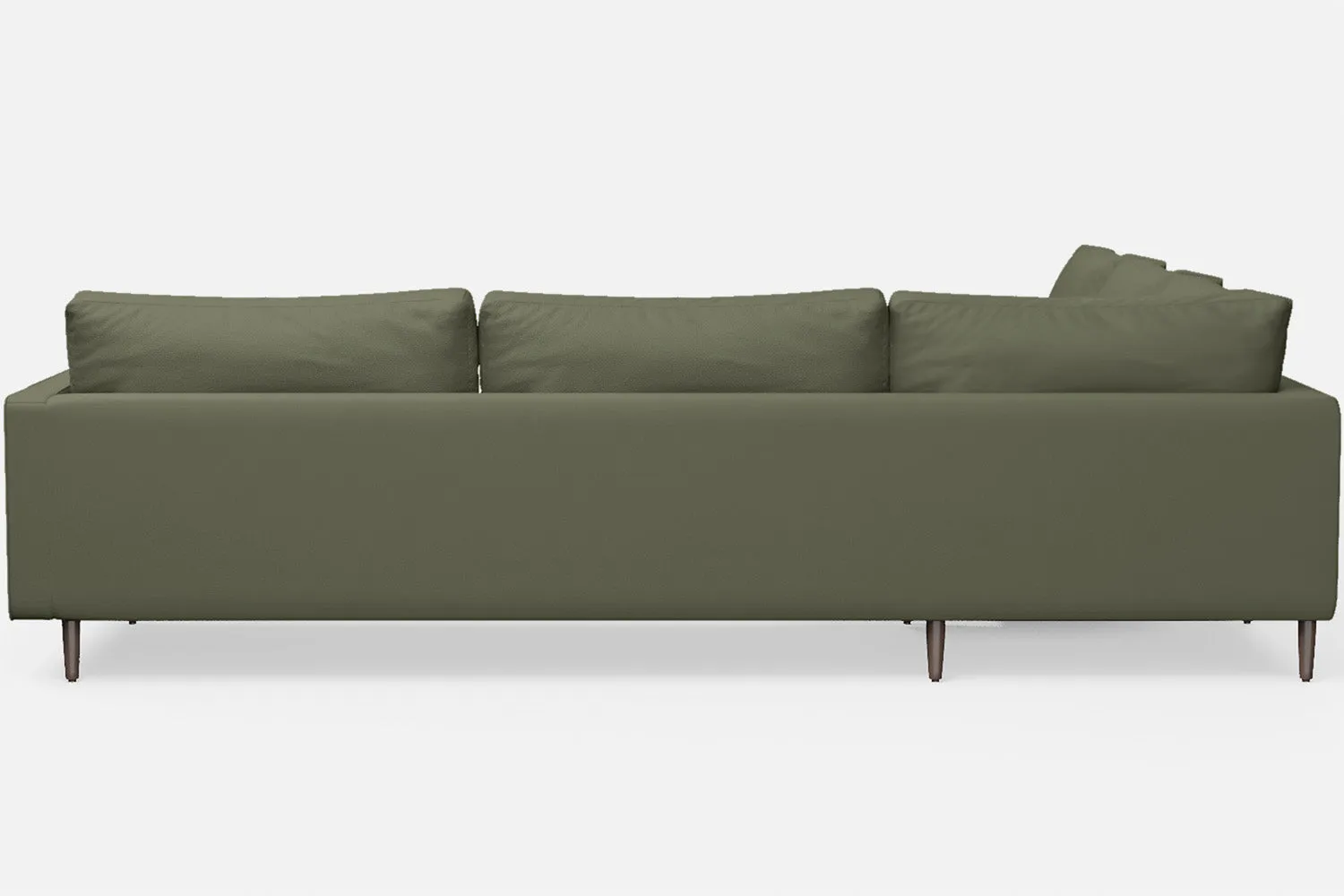 Gela 5 Seater Corner Sofa Sage Leather