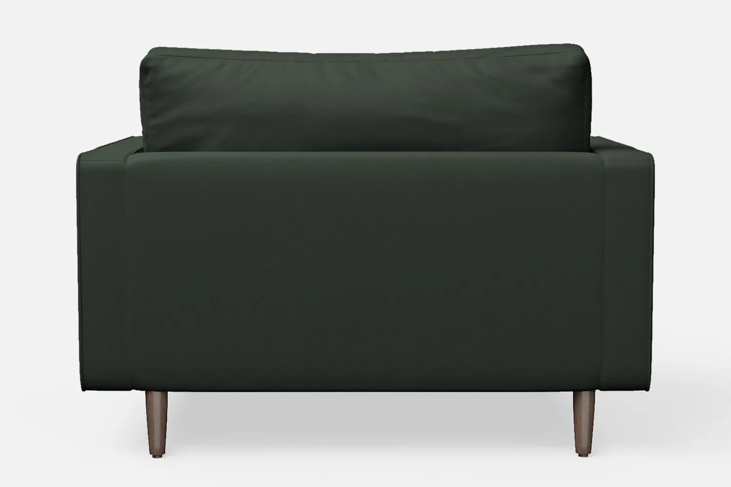 Gela Armchair Green Leather