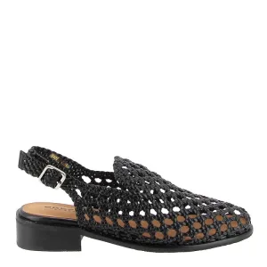 Gelato Apin Black Slingback Loafer