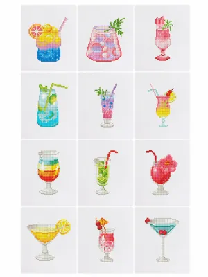 Gem Painting kit - Cocktails series