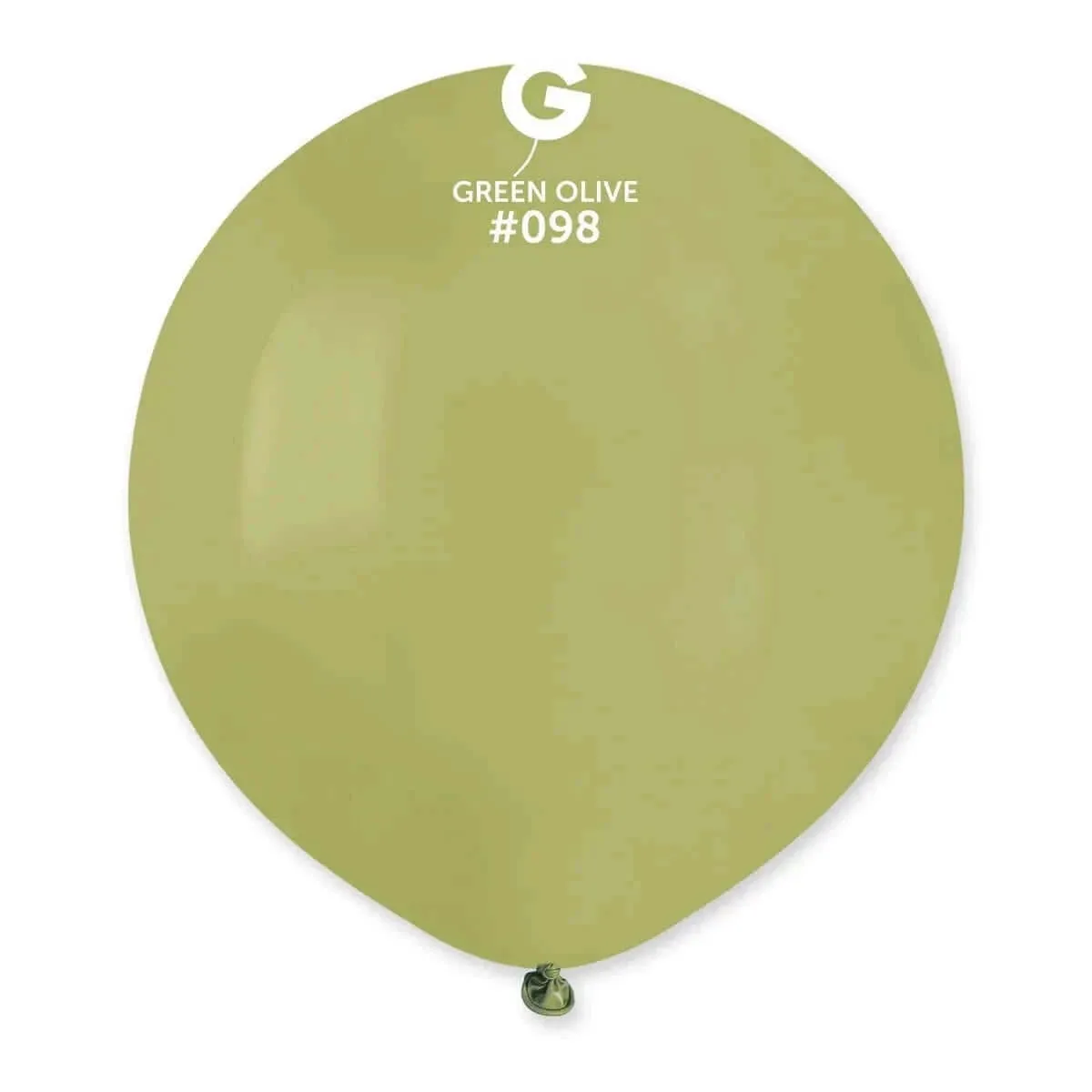 Gemar - 19" Green Olive Latex Balloons #098 (25pcs)