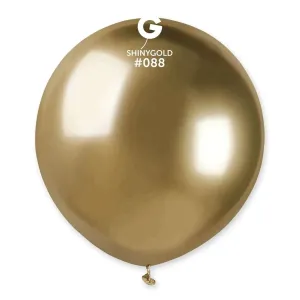 Gemar - 19" Shiny Gold Latex Balloons #088 (25pcs)