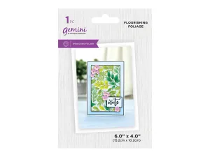 Gemini Illustrated Embossing Folder - Flourishing Foliage