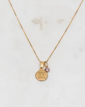 Gemini Zodiac Necklace