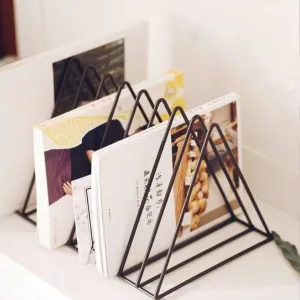 GEMME Iron Storage Book Magazine Rack