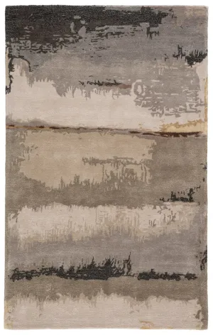 Genesis GES38 Black/Taupe Rug