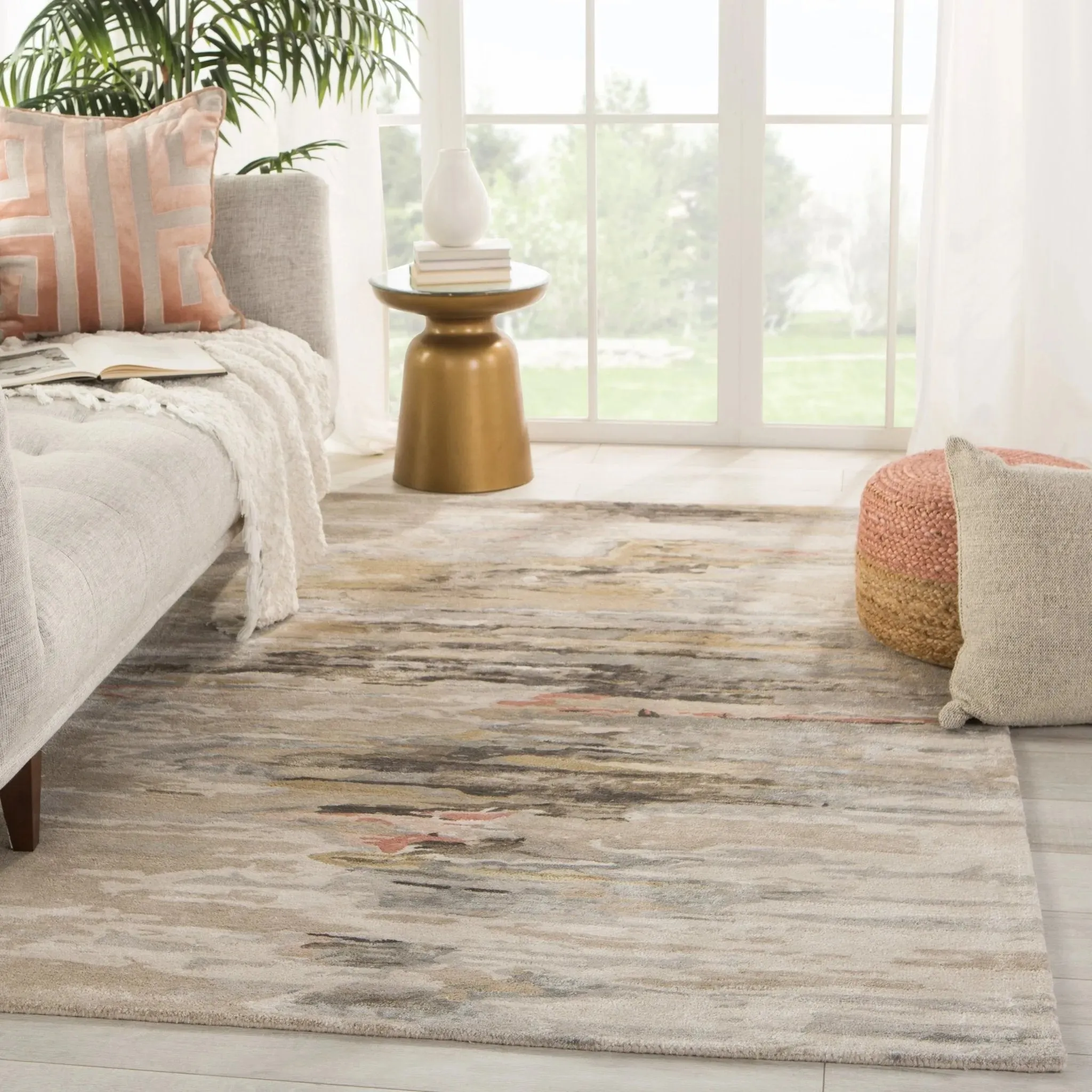 Genesis GES48 Taupe/Blush Rug