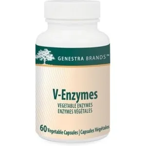 Genestra - v-enzymes® vegetable enzymes - 60 caps