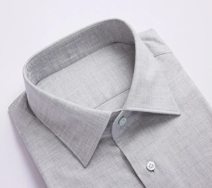 Geneva Light Gray Cotton Shirt