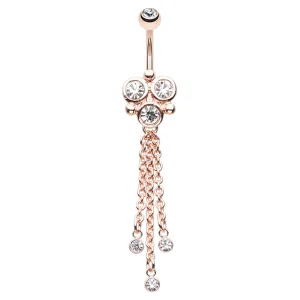 Genie Charm Trio Belly Dangle