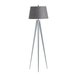 Genoa Chrome Tripod Floor Lamp