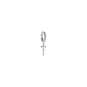 Gents Dagger Mono Huggie Single Earring UME04025ST