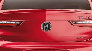 Genuine Acura 2021  TLX Rear Emblem, Black Chrome A-Mark "Acura"