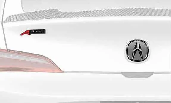 Genuine Acura 2023  Integra Gloss Black A-Spec Emblem Set