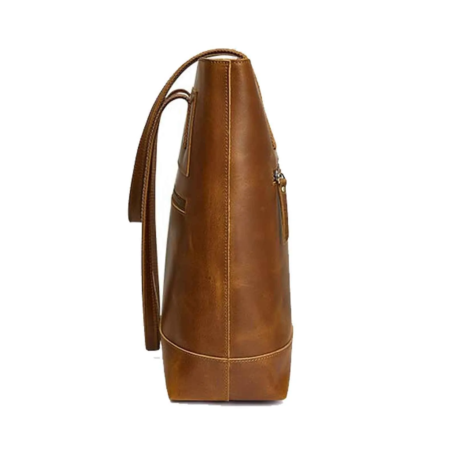 Genuine Leather Shoulder Laptop Purse