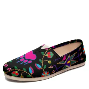 Geometric Floral Fall Slip On