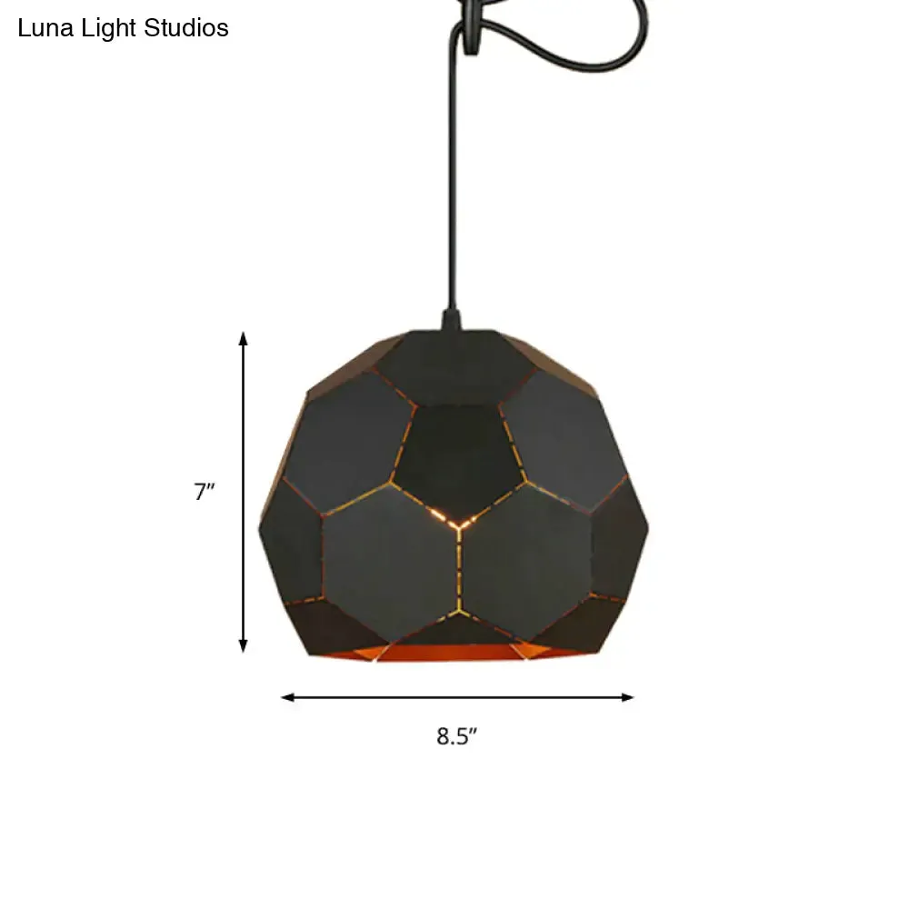 Geometric Nordic Style Metal Pendant Lamp in 5 Colors