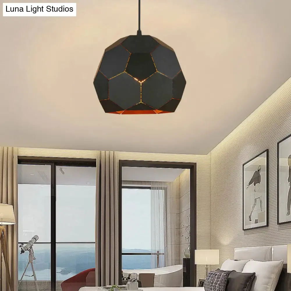 Geometric Nordic Style Metal Pendant Lamp in 5 Colors